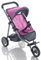 Molly Dolly My First 3 Wheeler Doll's Pushchair - Collapsible Toy Pram For Girls - Dolls Toy Buggy - Doll Stroller For 2, 3, 4, 5 Year Olds