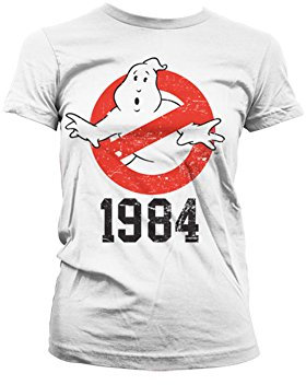 GHOSTBUSTERS - T-Shirt 1984 GIRLY - White (S)