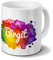 digital print Tasse mit Namen Birgit - Motiv Color Paint - Namenstasse, Kaffeebecher, Mug, Becher, Kaffeetasse - Farbe Weiß