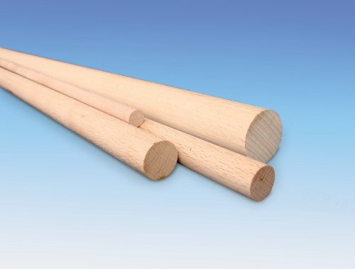 Nobby Sitzstange-Rundholz aus Buche 1 m; 16 mm