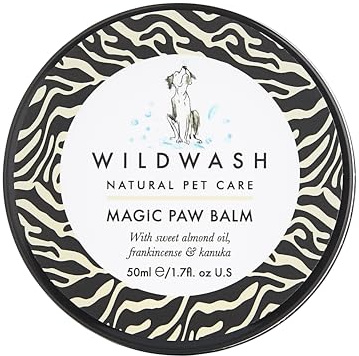 WildWash Magic Paw Balm 50ml - Super Conditioning Paw Treatment For Cracked, Dry and Rough Paws, Nails, Dry Noses, and Calloused Elbows - Natural, Sulphate and Paraben-Free for Sensitive Skin