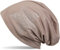 styleBREAKER Klassische leichte Unisex Beanie Mütze mit Stern Strass Applikation 04024019, Farbe:Schlamm