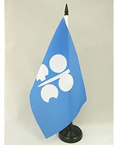 AZ FLAG - Tischflagge Organisation Erdölexportierender Länder - 21x14 cm - Opec Tischfahne 14 x 21 Cm - Flaggen