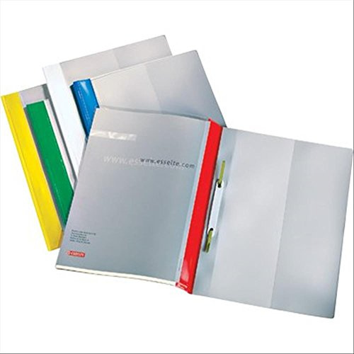 ESSELTE Quotation File - Nadelmappe aus PVC mit Front- und Innentasche - f.to A4 - Rot - 28359