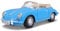 Bburago 18-12025BL Porsche 356B Cabrio '61 Modellauto im Maßstab 1:18, blau