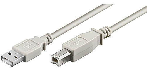SM-PC®, 1m USB 2.0 Kabel A Stecker - B Stecker Anschlusskabel für Druckern, Scannern oder externen Speichermedien Hardware #025