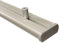 Aluminium Gardinenschiene 3 läufig in alu Silber mit Deckenträgern, 100 cm