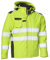 Elka Herren Visible Xtreme Winter Softshelljacke EN ISO 20471, L, fluoreszierend gelb/grau, Large