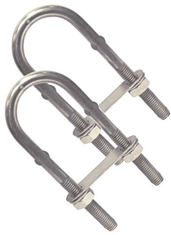 2 Stück U-Bolzen M4 Edelstahl Bügelbolzen Gewindebügel Öse Bügel V2A