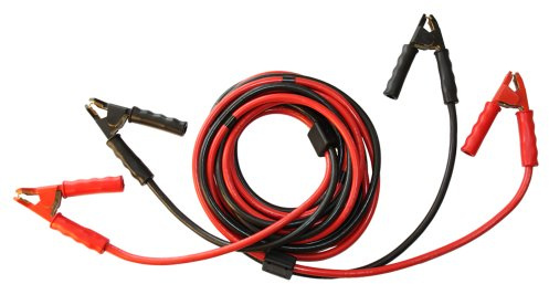 IPmediaPRO Set TS 870 Starthilfekabel 70mm² Kupfer 7.00m mit Schutzschaltung, mit abgewinkelten Messing-Zangen
