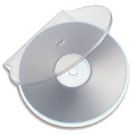 Genuine C-Shell Clam Shell CD/DVD Storage Cases - Clear - 200 Pack