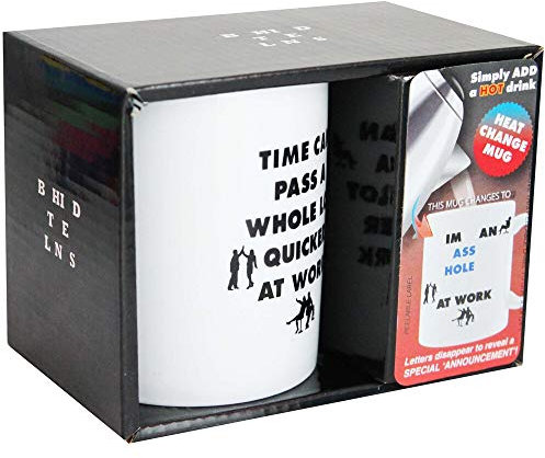 Boxer Gifts I'm an A**Hole At Work Behind the Lines Heat Reveal Mug