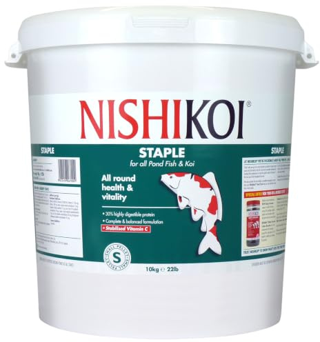 Nishikoi Staple Complete Food for Koi and Pond Fish - Small Pellets - 10kg