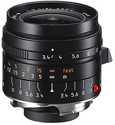 Leica Super-Elmar-M 21mm f/3.4 ASPH. - Objetivo (8/7, Objetivo Ojo de pez, 0,7 m, 2,1 cm, 1:29.8, Leica M)