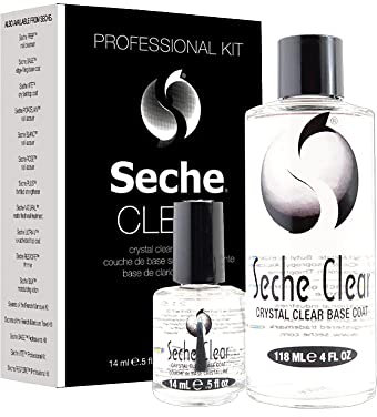 Seche Seche Clear Bezbarwny Lakier Podkładowy, Zestaw 118Ml 14Ml - 14 Ml