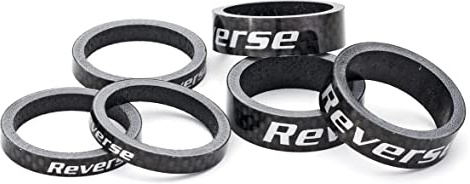 Reverse Gabelschaft Carbon Spacer 10mm 1 1/8 schwarz