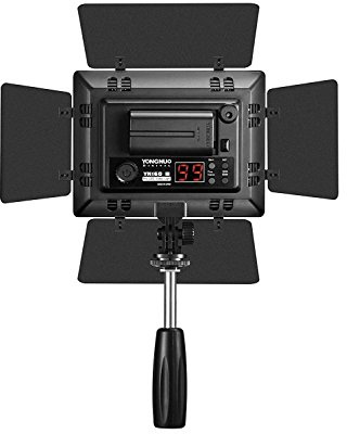 Yongnuo YN160 III – LED-Lampe für fotografische Beleuchtung (192 LED, 5500 K), Schwarz