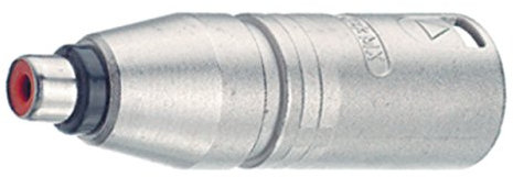 3 Pin XLR Male to Phono Socket Adaptor