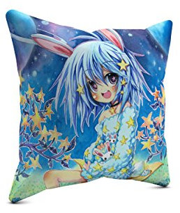 PICANOVA – Star Bunny 40x40cm – Premium Zierkissen Mit Füllung – Deko Für Wohn- Oder Kinderzimmer Mit Motivauswahl – Anime Kollektion Design Von Emperpep