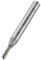 Trend CraftPro Straight Two Flute Router Cutter Bit, 1/4 Inch Shank, 3.2mm Cut Diameter & 9.5mm Cut Length, Tungsten Carbide Tipped, C001X1/4TC