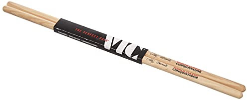 Vic Firth World Classic Signature Series Timbale Drumsticks - Alex Acuña Conquistador - Clear
