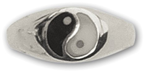 etNox-Ring ''Yin Yang'' 925 Silber (R563), Ringgrösse:52