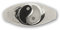 etNox-Ring ''Yin Yang'' 925 Silber (R563), Ringgrösse:52