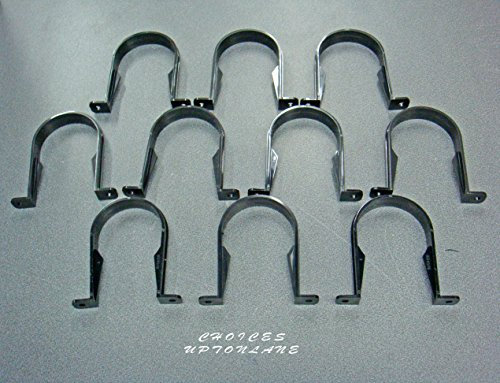 Rohrschellen, rund, 68 mm, Schwarz