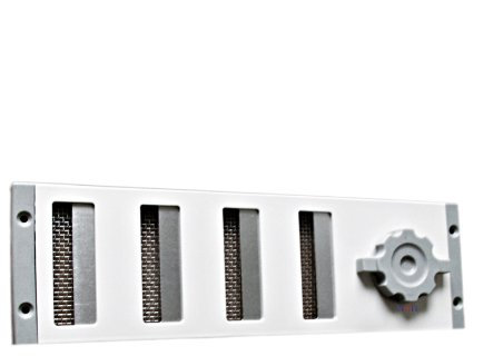 Lüftungsgitter LG 3009 SW Schiebegitter Alu Weiß 300 x90 Zuluft Abluftgitter