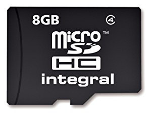 Integral 8GB MicroSDHC Memory Card