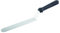 APS Winkelpalette BLUE - Profi-Streichmesser/Glasurmesser mit flexibler Edelstahl-Klinge und schwarzem Kunststoff-Griff, Klingenmaß 24 x 4 cm, Gesamtlänge 36 cm