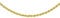 CARISSIMA Women's 9ct Yellow Gold Hollow 40 Rope Chain Necklace of Length 56cm/22