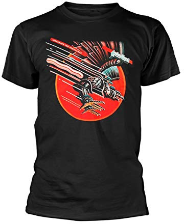 Judas Priest T Shirt Screaming For Vengeance Band Logo Official Mens New Black