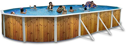 Piscine Ovale Hors sol 915x457x120 Paroi Rigide Laquée Veta Ovale TOI