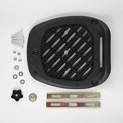 A-Pro Top Case Motorrad Bremsleuchten Top Box Koffer Motorrad Scooter Quad 32 L Silber