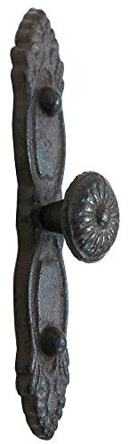 Nach dy-81216 Alice Langer Schubladengriff, Gusseisen, 8 Stück, Braun