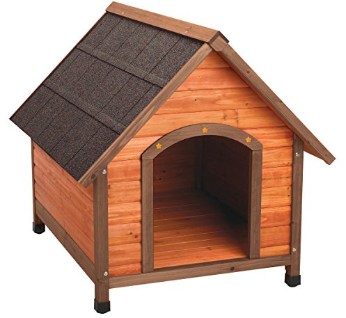 Ware Manufacturing Premium Plus A-Frame Fir Wood Dog House - Large