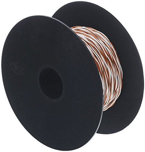 Schaltdraht YV 2x0,5/0,9 weiß/braun, 100 m