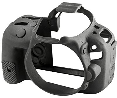 Walimex pro easyCover für Canon 100D – angenehm griffige Silikon-Schutzhülle, Kamera-Abdeckung - passgenau, uneingeschränkte Bedienbarkeit