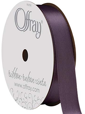 Offray 1,6 cm breit, einseitig Satinband, 4,5 m, Neue Tinte, 5/8 Inch x 18 Feet