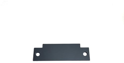T-Strike Blank Filler Plate | Dummy ANSI Strike | 4-7/8 x 1-1/4 Steel Cover | Door Jamb Hinge Filler Plate | Prime Coat