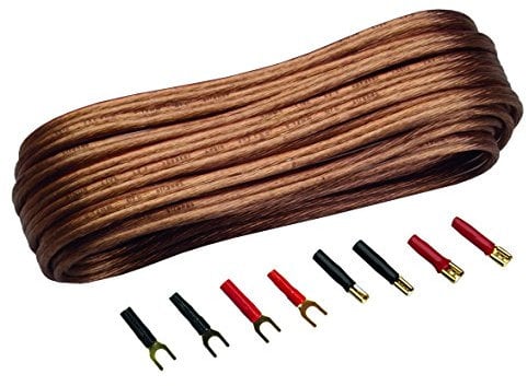 Sinuslive 2x 2,5mm² Lautsprecherkabel 10m mit Anschluss-Stecker