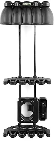 LimbSaver Silent Quiver for Bow Hunting, One Piece, Carbon Black, 5 arrow