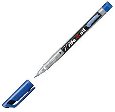 STABILO - Permanent-Marker - Write-4-all - superfein - Einzelstift - blau
