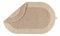 RHOMTUFT Badteppich oval Exquisit Natur-Jasmin - 20 50x75 cm