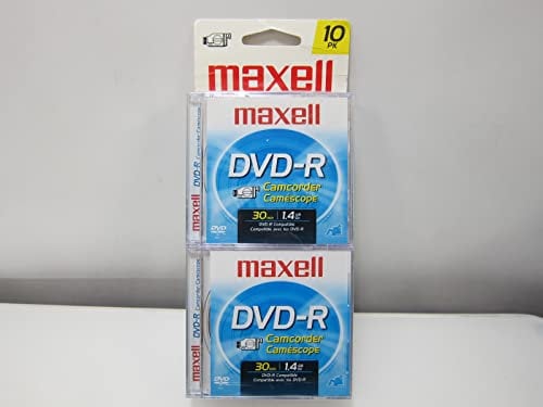 Maxell 8cm Camcorder DVD-R, 10-Pack (Packaging May Vary) by Maxell