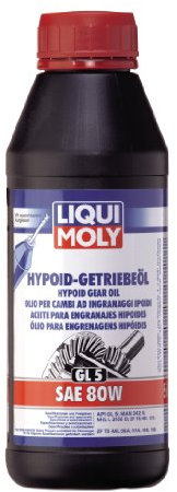 LIQUI MOLY 1402 Hypoid-Getriebeöl (GL5) SAE 80W 500 ml