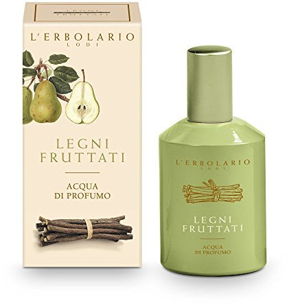 L'Erbolario Legni Fruttati Profumo Unisex - Eau de Parfum - Adatto come Profumo Uomo e Profumo Donna - Fragranza Legnosa e Fruttata - Made in Italy - 1 Flacone da 50ml