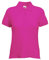 Fruit of the Loom – Polo da donna, manica corta, Donna Uomo, fucsia, L