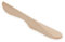 bosign Spreader Knife Air Self-Standing Butter Knife Made of Light Natural Wood, 14.5 x 8 x 2.5 cm, the knife tip stays in the air, small, wood, red, 1
